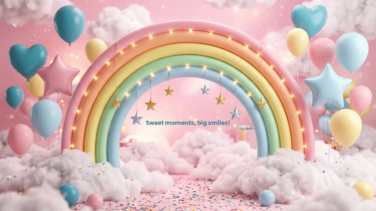 Free Cute Birthday Background Template to Edit Online