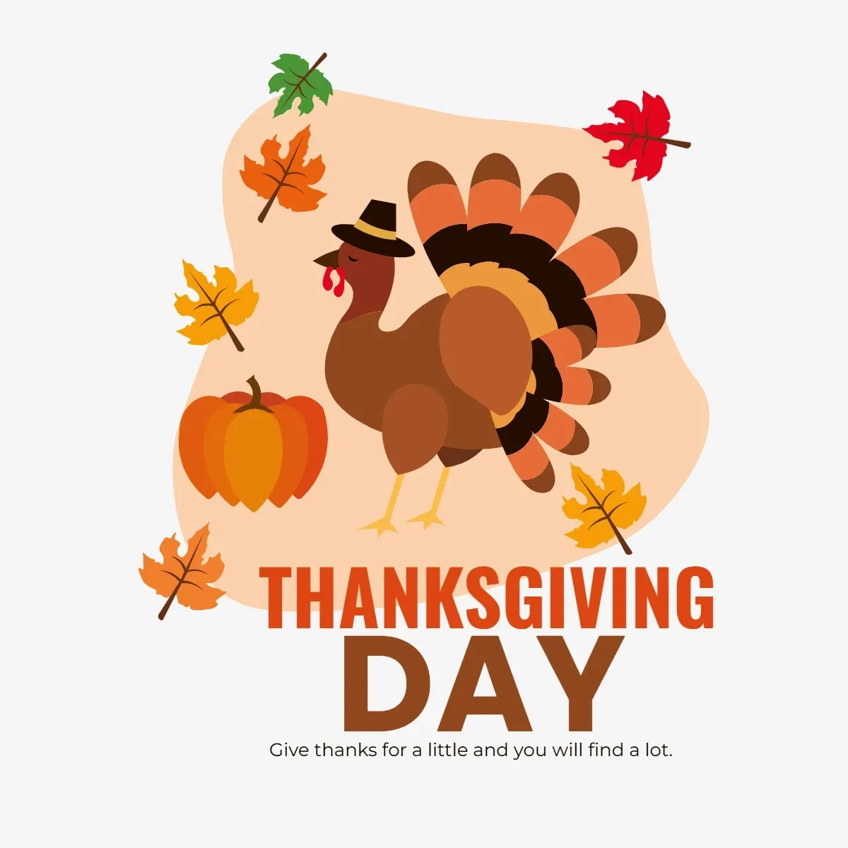 Free Thanksgiving Day Design Clip Art Template to Edit Online