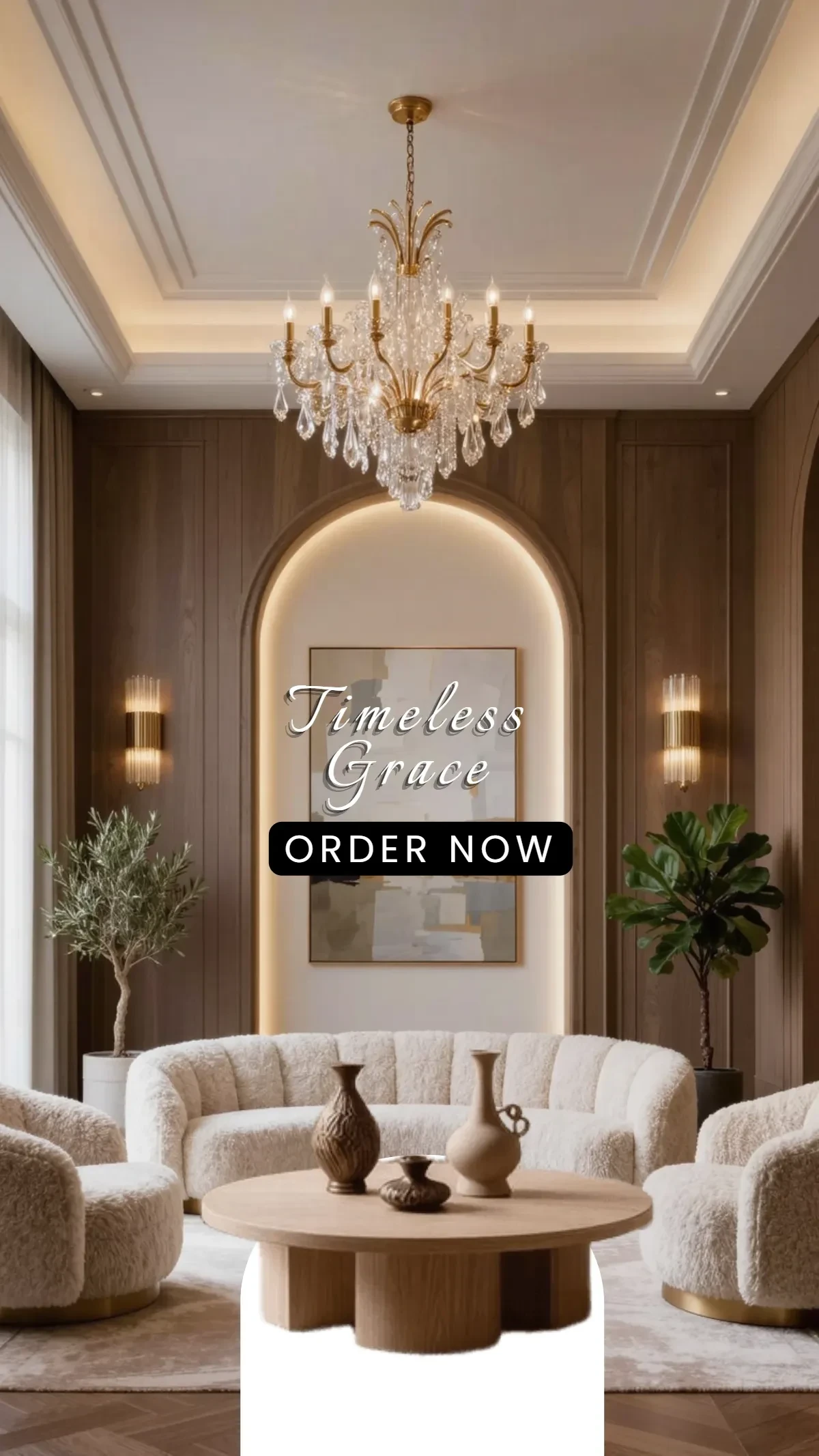Free Elegant Interior Setup Home Decor Background Template to Edit Online