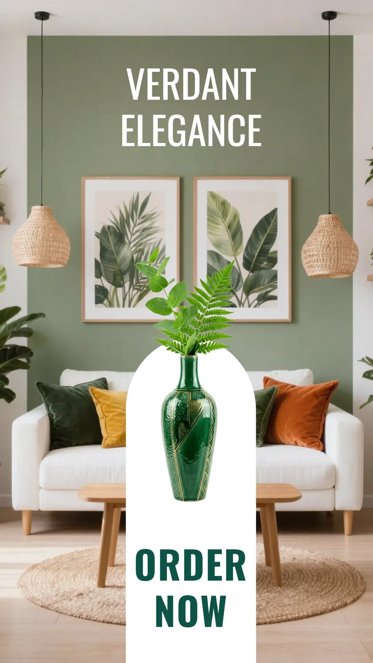 Free Stylish Furniture Home Decor Background Template to Edit Online