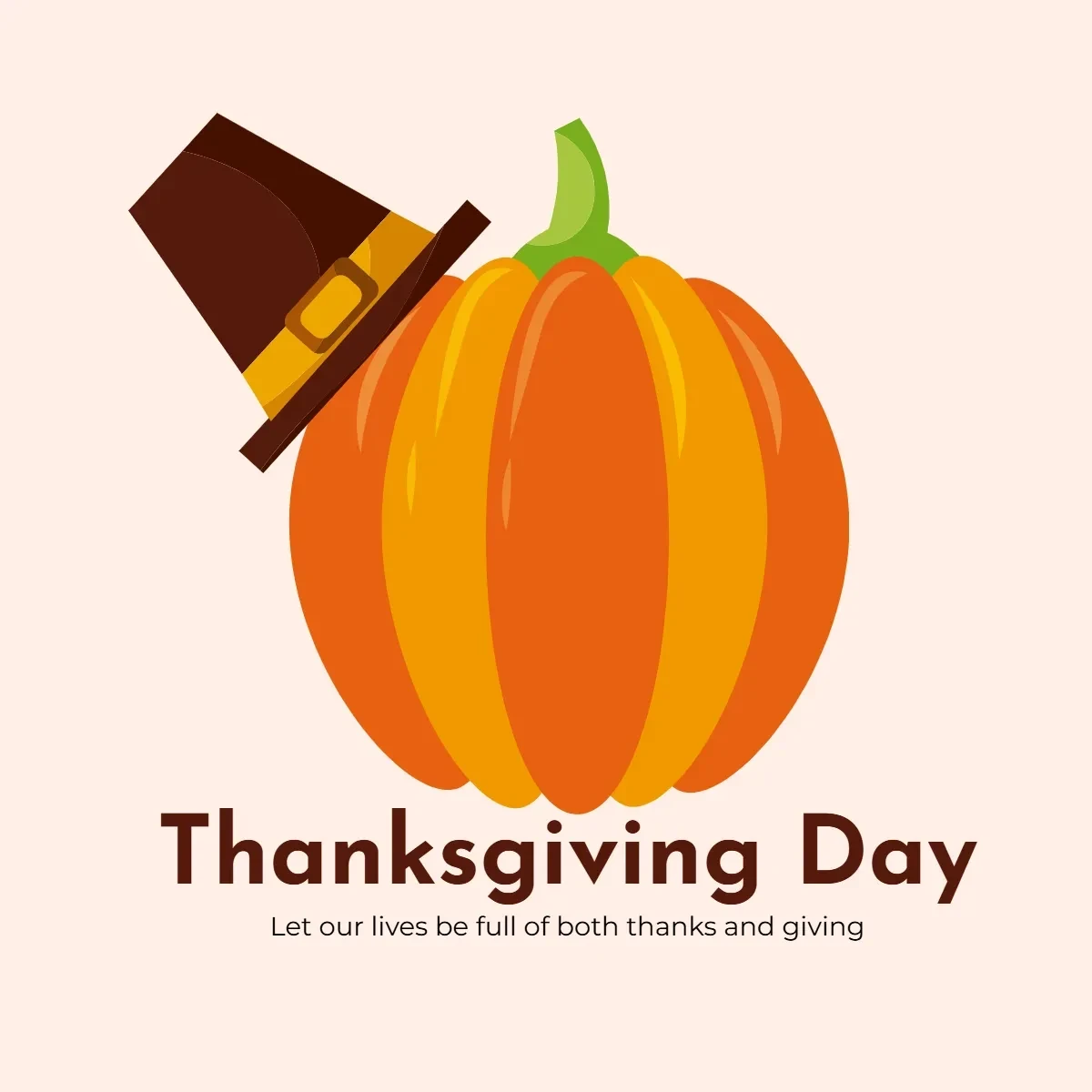 Free Thanksgiving Day Pumpkin Clip Art Template to Edit Online