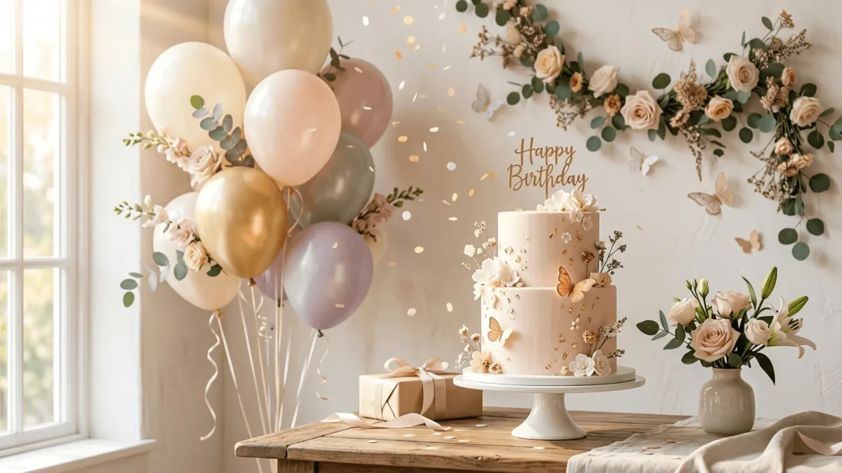 Free Beautiful Birthday Background Template to Edit Online
