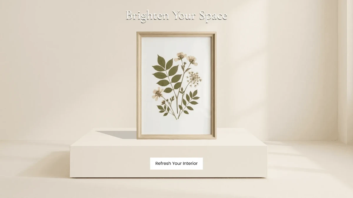 Free Bright Interior Home Decor Background Template to Edit Online