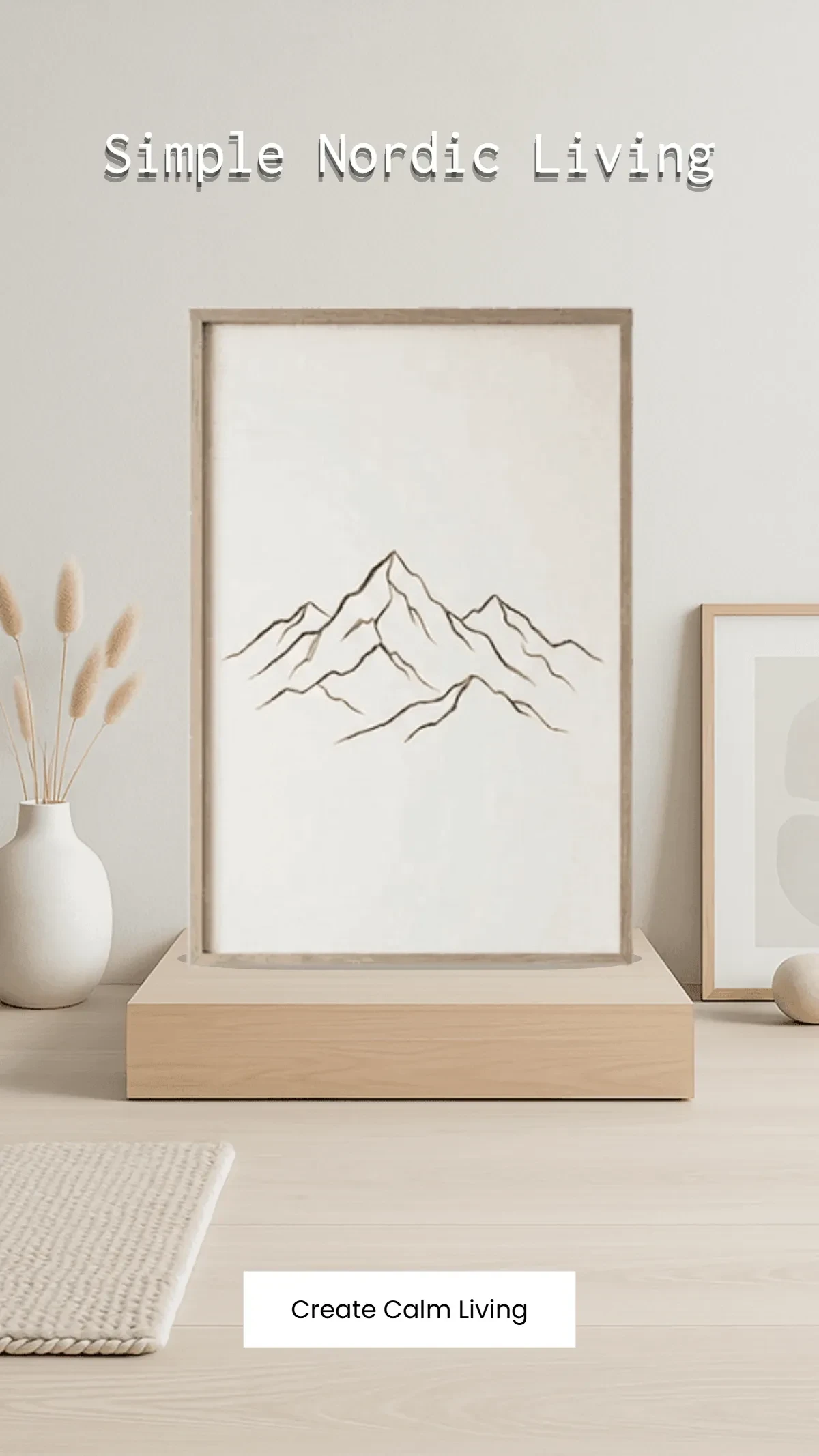 Free Nordic Style Home Decor Background Template to Edit Online