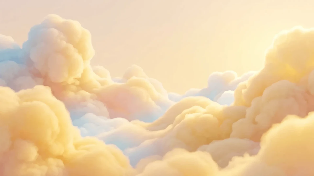 Free Soft Yellow Cloud Background Template to Edit Online