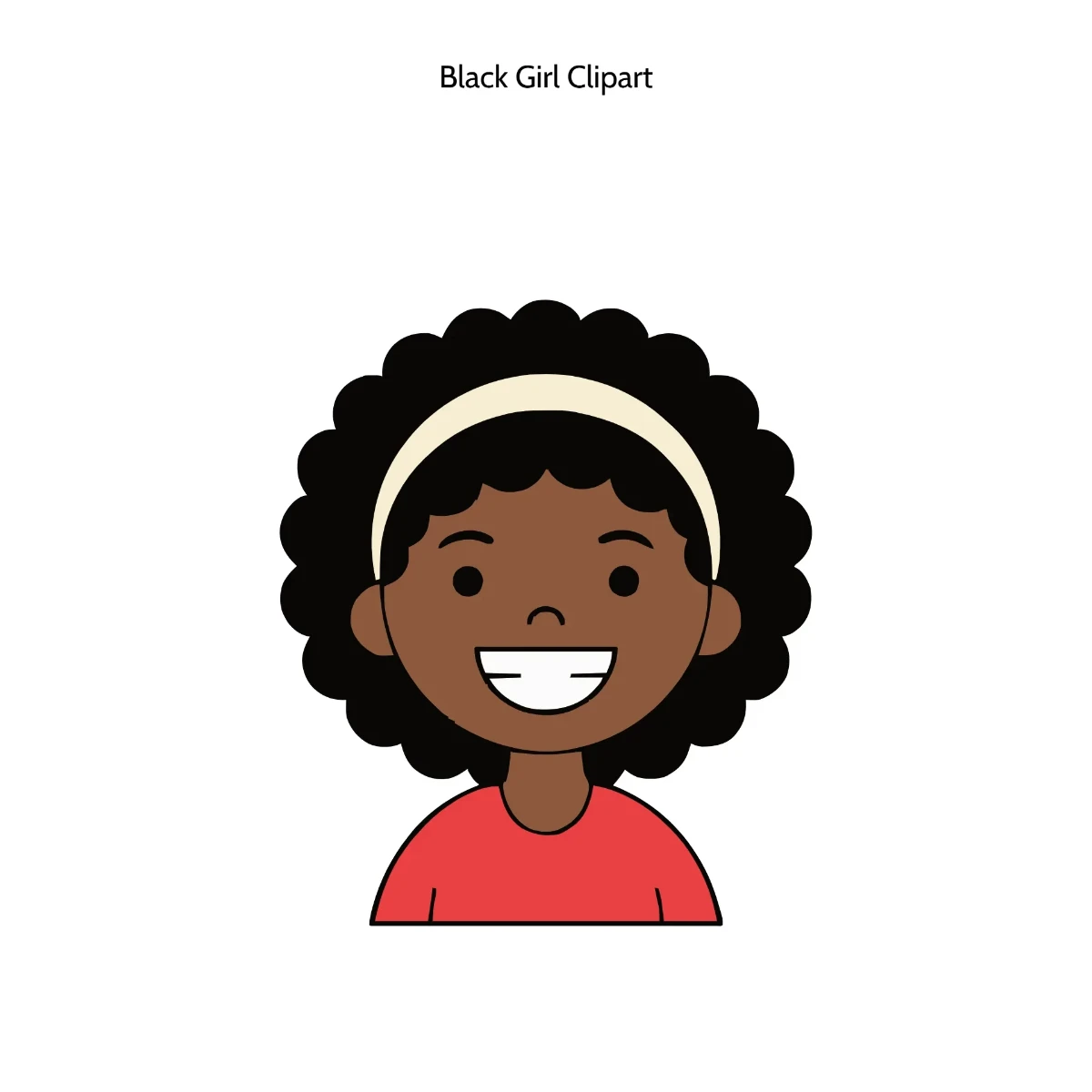 Free Black Girl Vector Clipart (PNG, SVG) to Edit Online