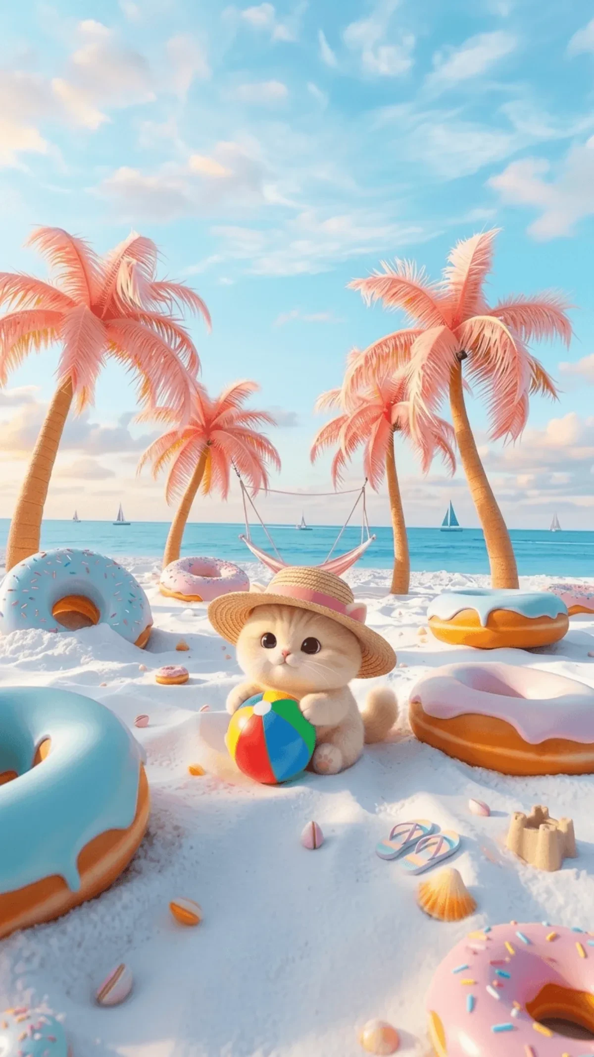 Free Surreal Silliness Summer Wallpaper Template to Edit Online