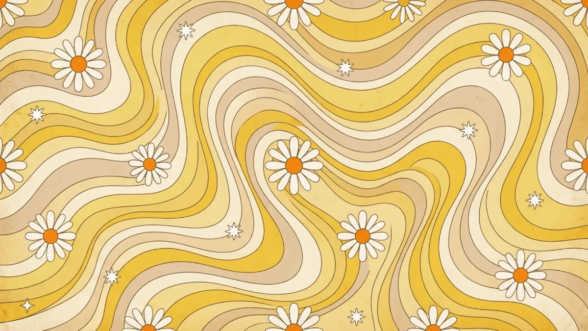 Free Retro Yellow Aesthetic Background Template to Edit Online