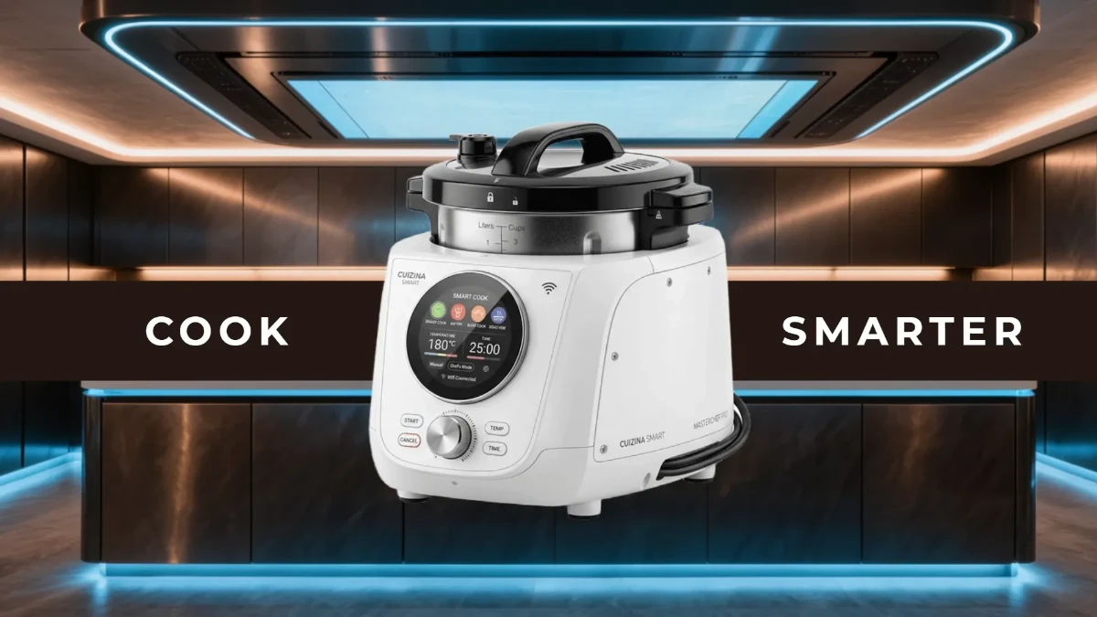 Free Smart Kitchen Appliance Background Template to Edit Online
