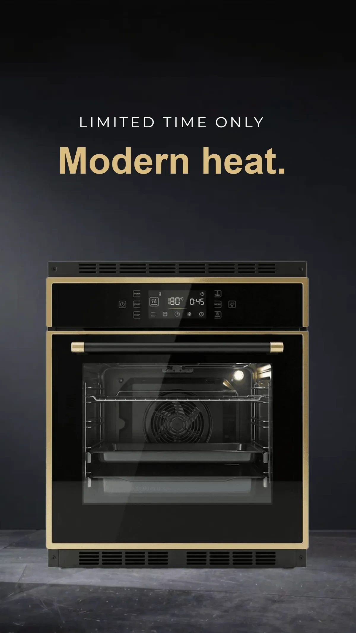 Free Contemporary Oven Background Template to Edit Online