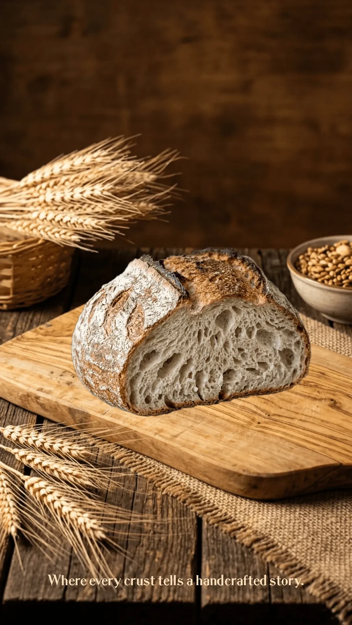 Free Rustic Bakery Display Background Template to Edit Online