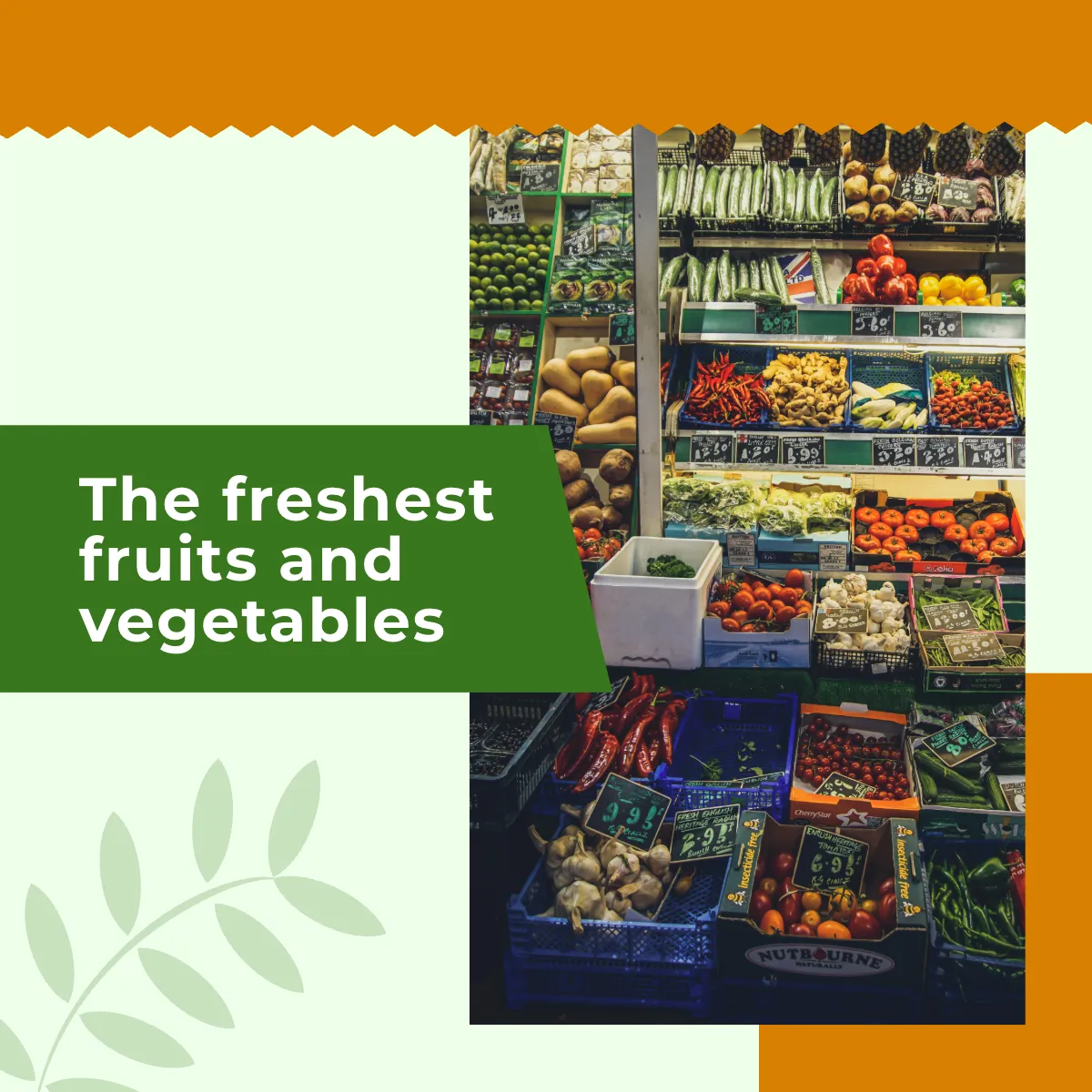 Free Farmers Market Facebook Carousel Ad Template to Edit Online