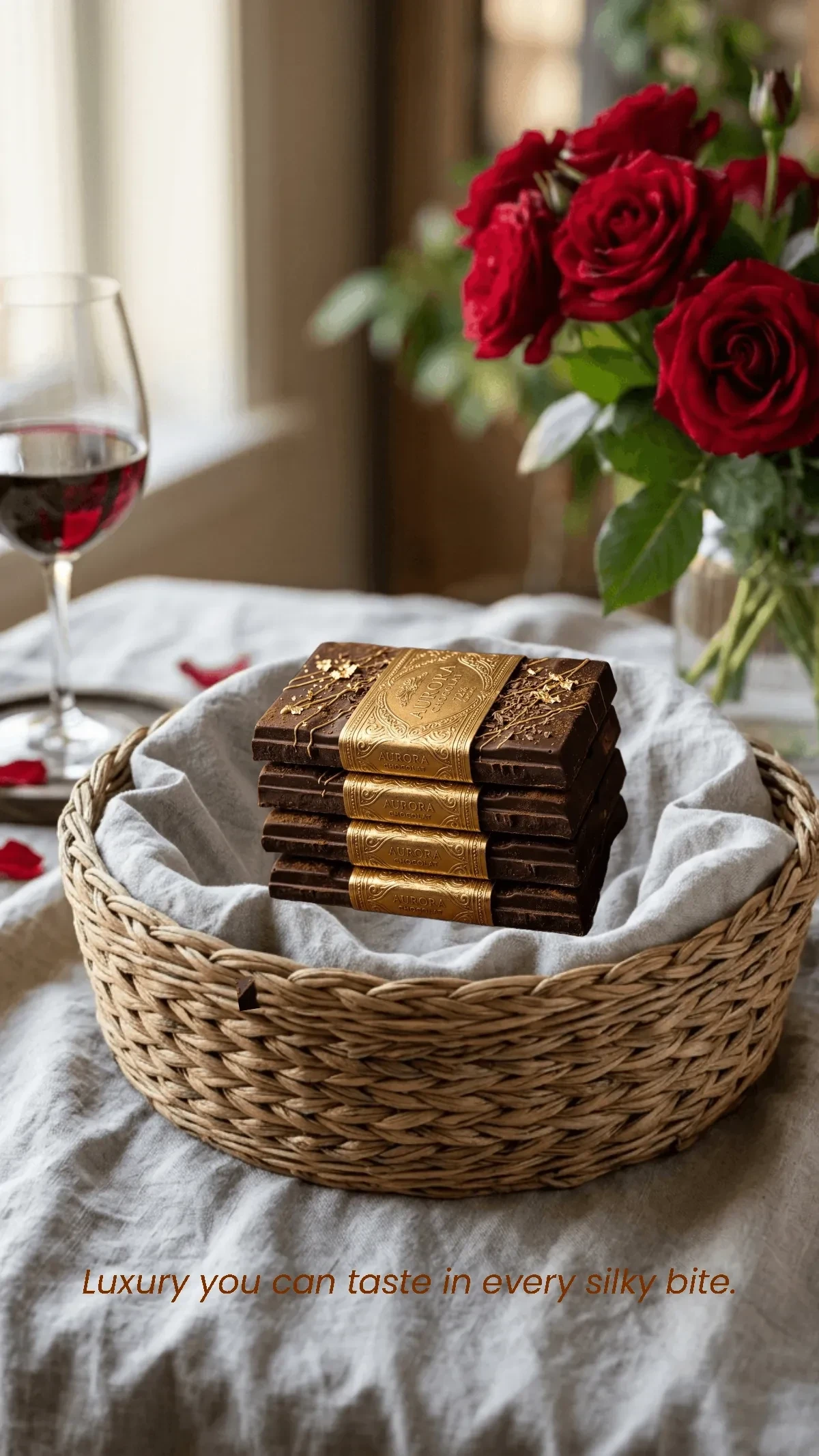 Free Luxury Chocolate Indulgence Background Template to Edit Online