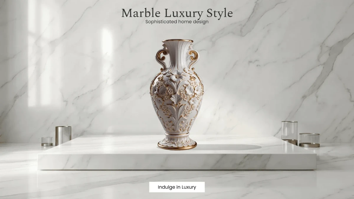 Free Luxury Marble Home Decor Background Template to Edit Online