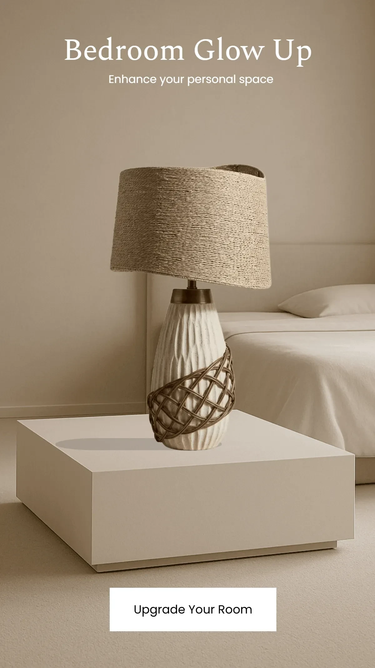 Free Bedroom Accent Home Decor Background Template to Edit Online