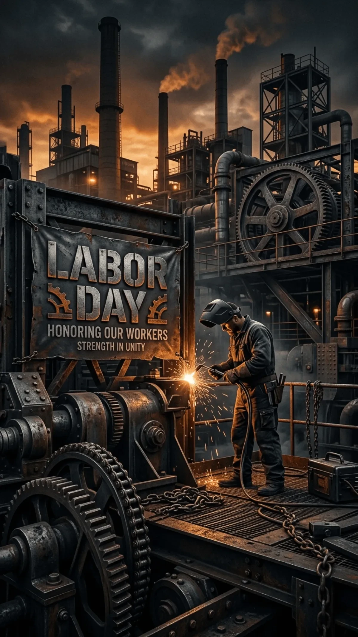 Free Industrial Labor Day Background Template to Edit Online Free Industrial Labor Day Background Template to Edit Online