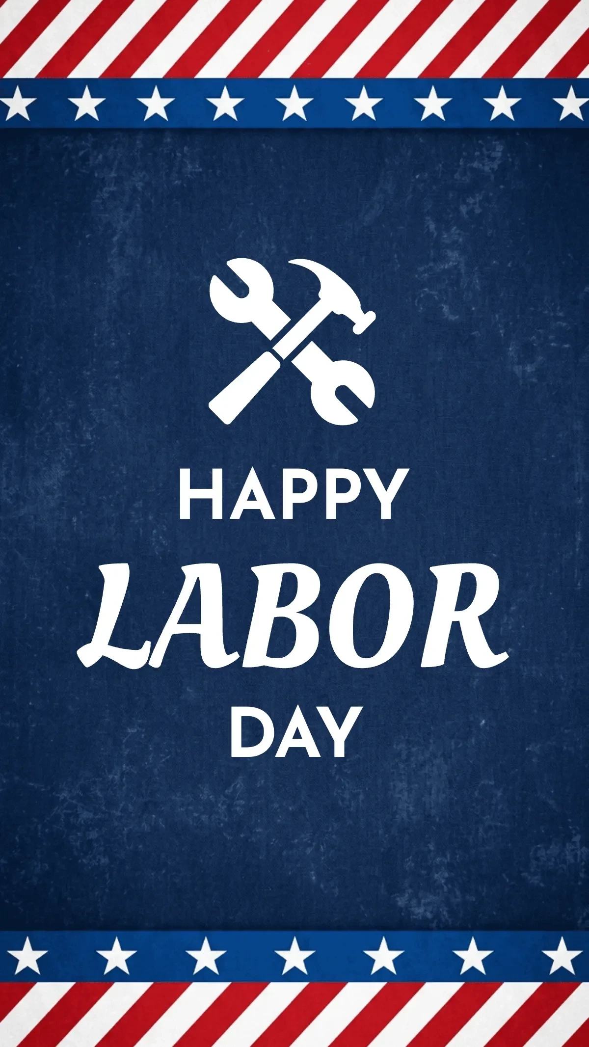 Free Bold Typography Labor Day Background Template to Edit Online