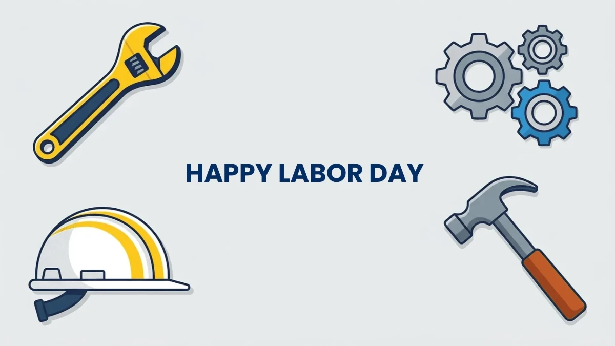 Free Flat Design Labor Day Background Template to Edit Online