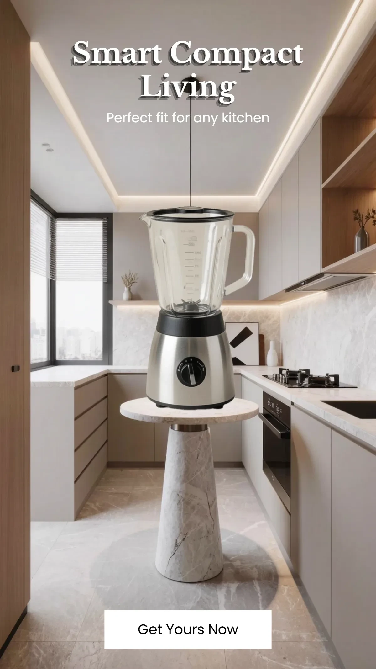 Free Compact Kitchen Appliance Background Template to Edit Online