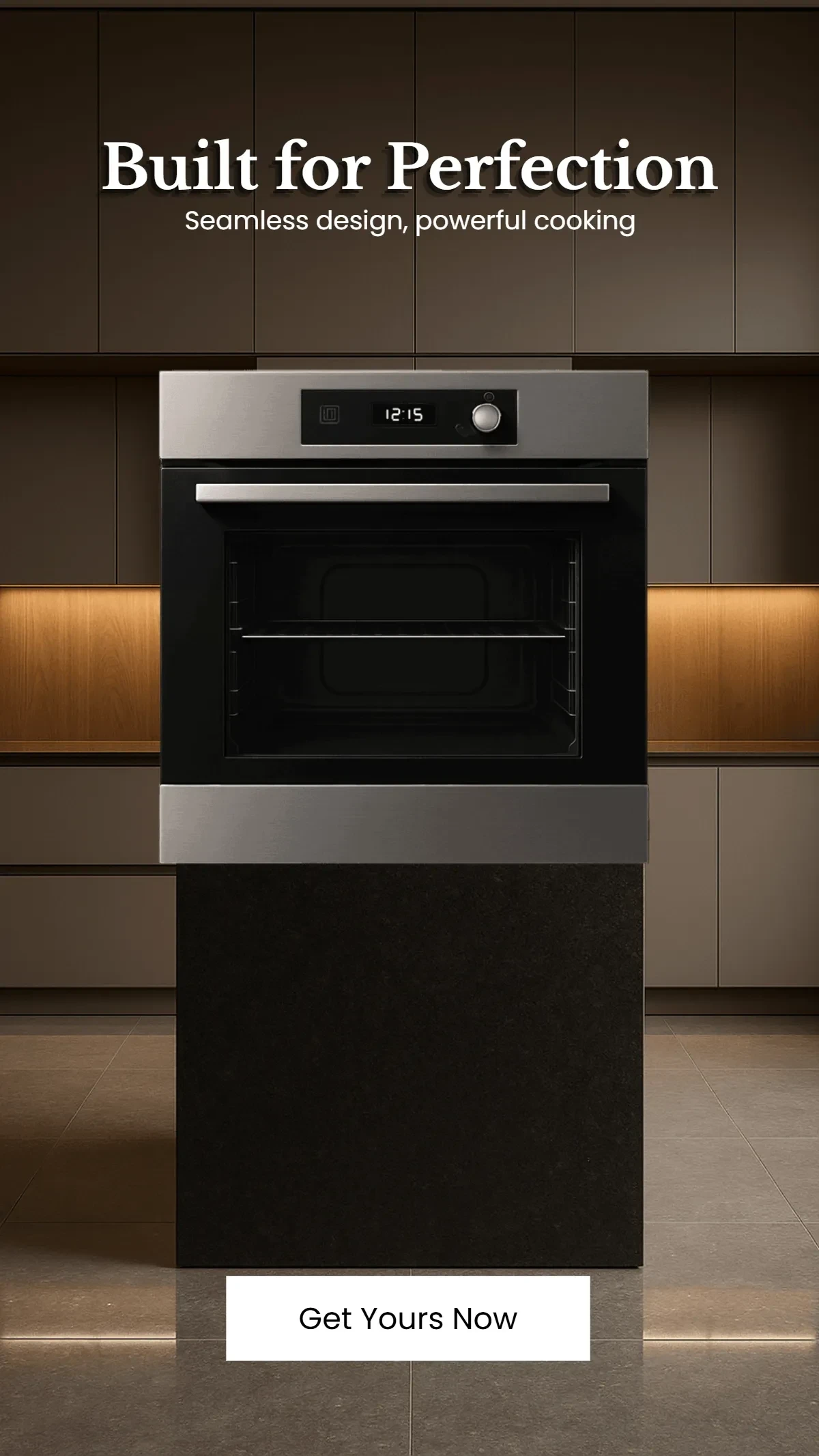 Free Built-In Oven Background Template to Edit Online