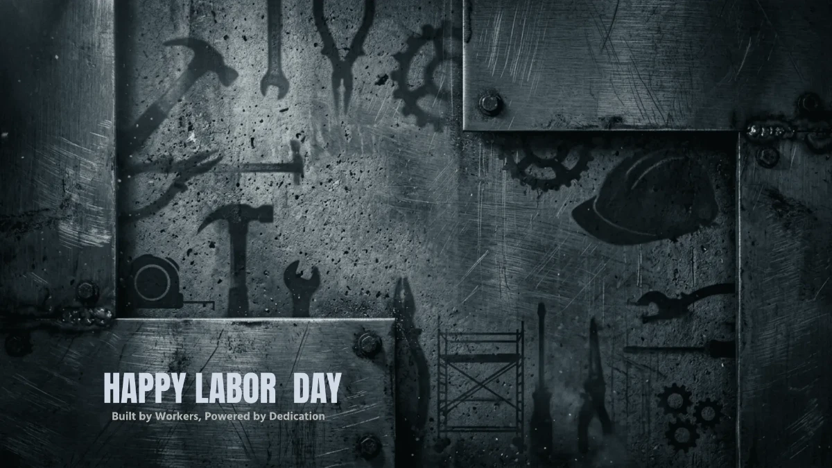 Free Textured Labor Day Background Template to Edit Online