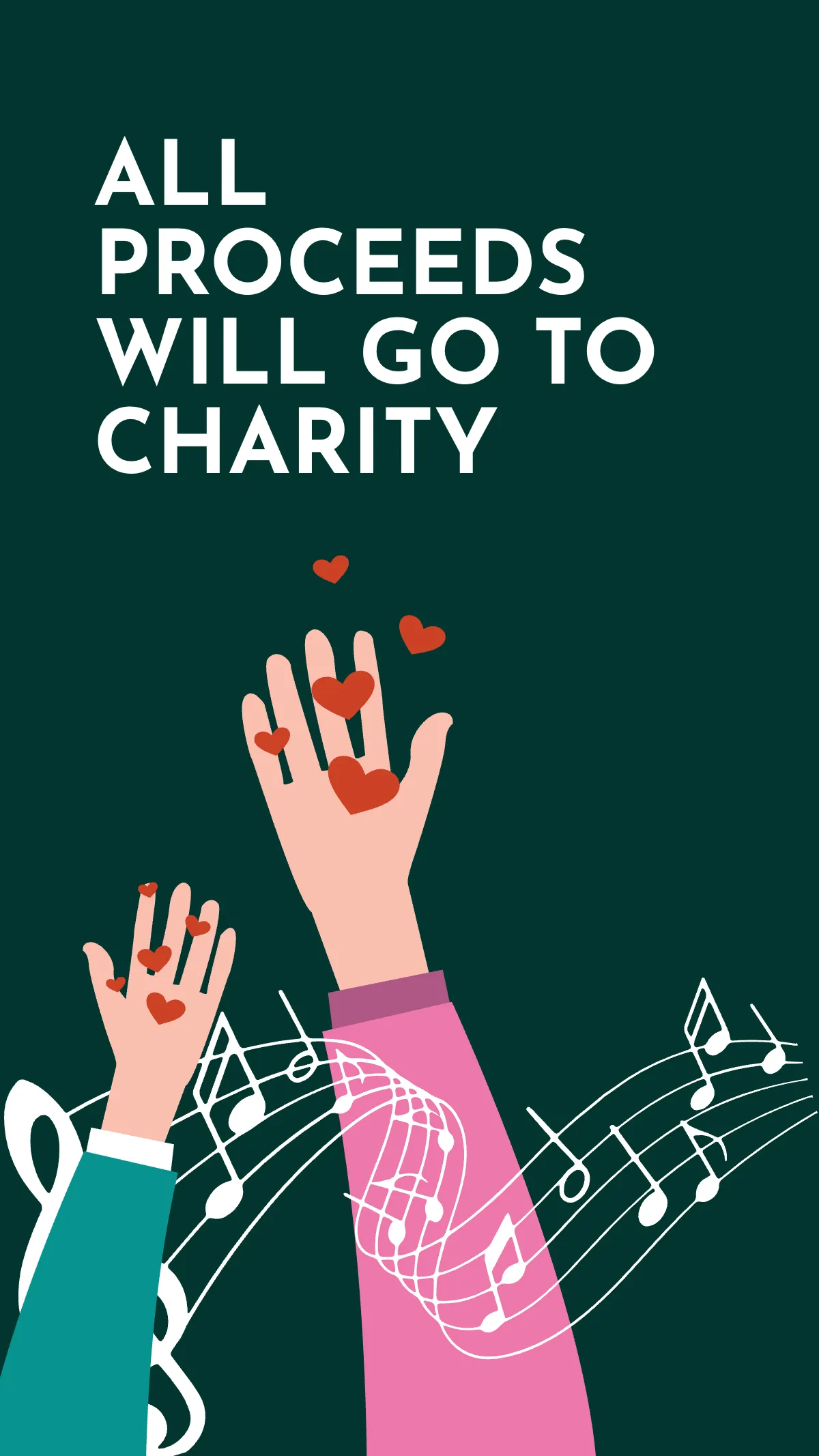 Free Charity Concert Instagram Story Template to Edit Online