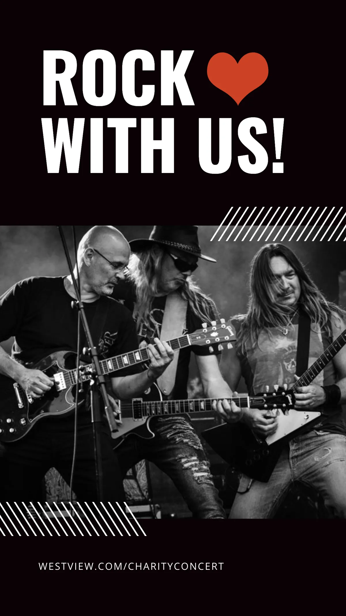 Free Charity Concert Instagram Story Template to Edit Online