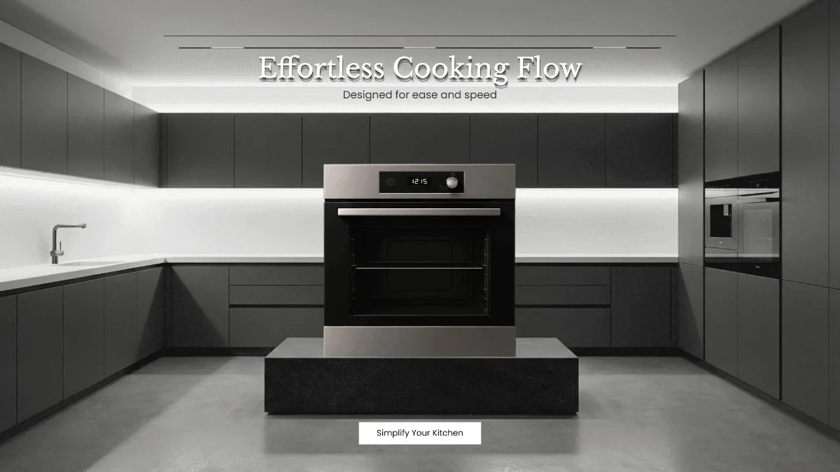Free Streamlined Kitchen Appliance Background Template to Edit Online