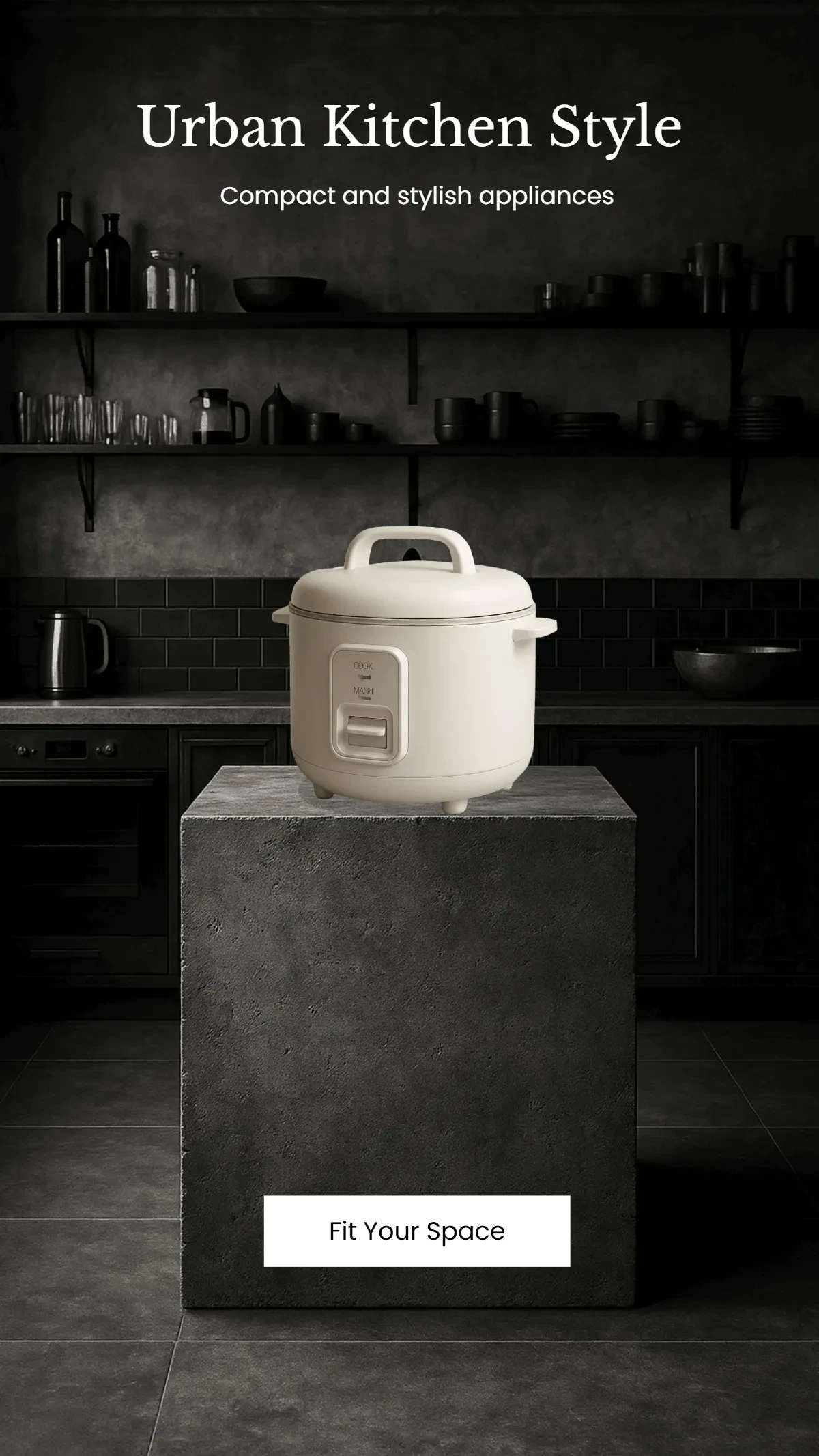 Free Urban Kitchen Appliance Background Template to Edit Online