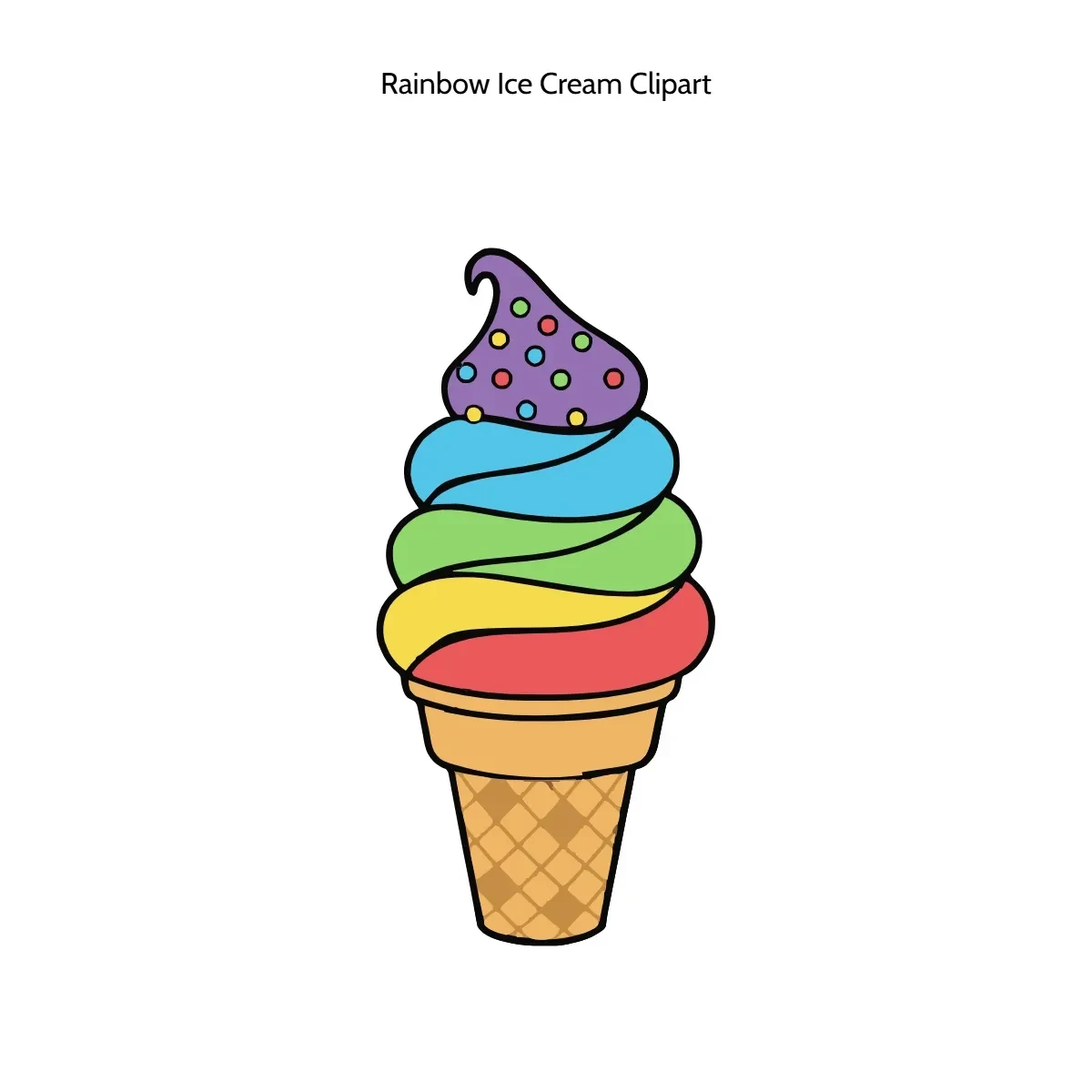 Free Rainbow Ice Cream Vector Clipart (PNG, SVG) to Edit Online Free Rainbow Ice Cream Vector Clipart (PNG, SVG) to Edit Online