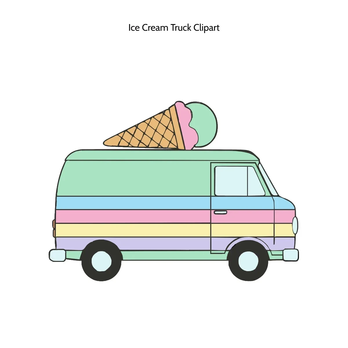 Free Ice Cream Truck Clipart Template to Edit Online Free Ice Cream Truck Clipart Template to Edit Online