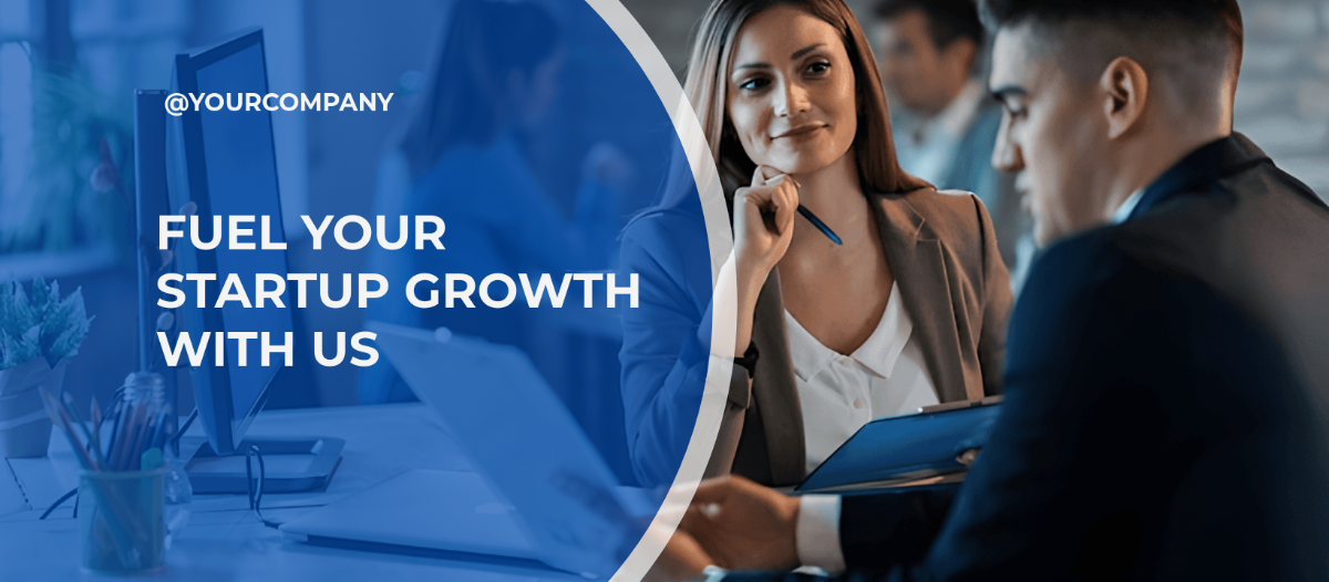 Free Startup Business Facebook Cover Template to Edit Online