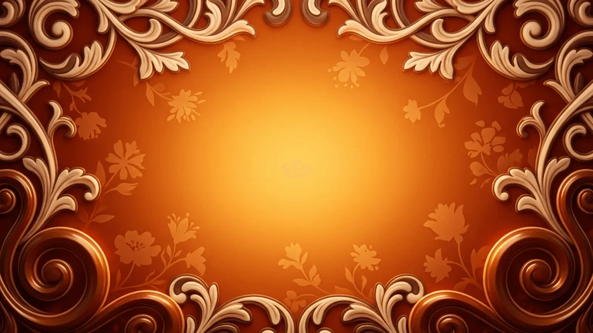 Free Luxury Orange Background Template to Edit Online