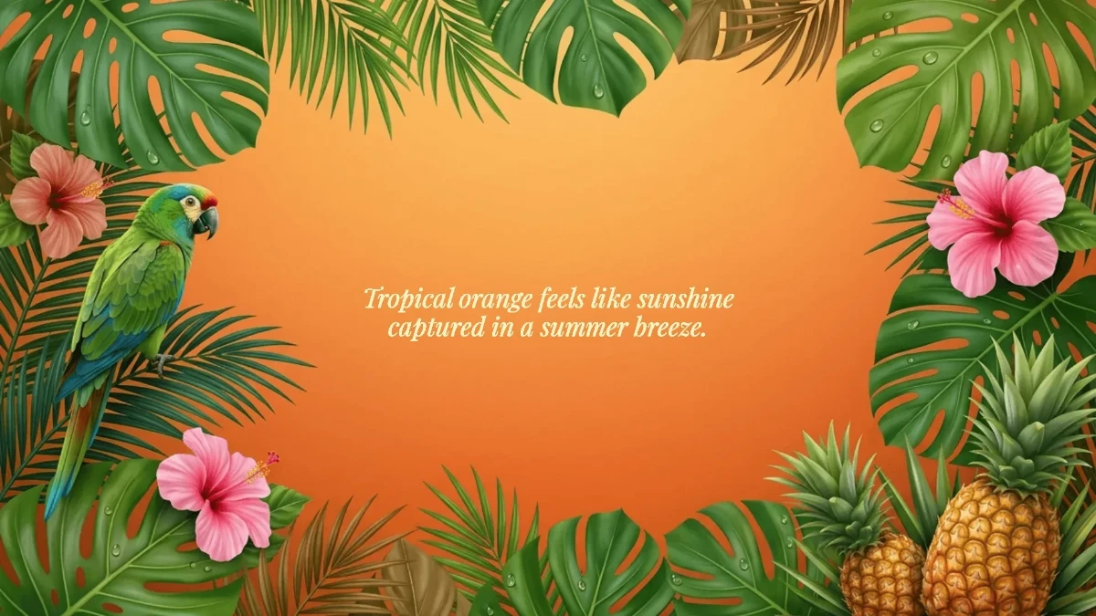 Free Tropical Orange Background Template to Edit Online Free Tropical Orange Background Template to Edit Online