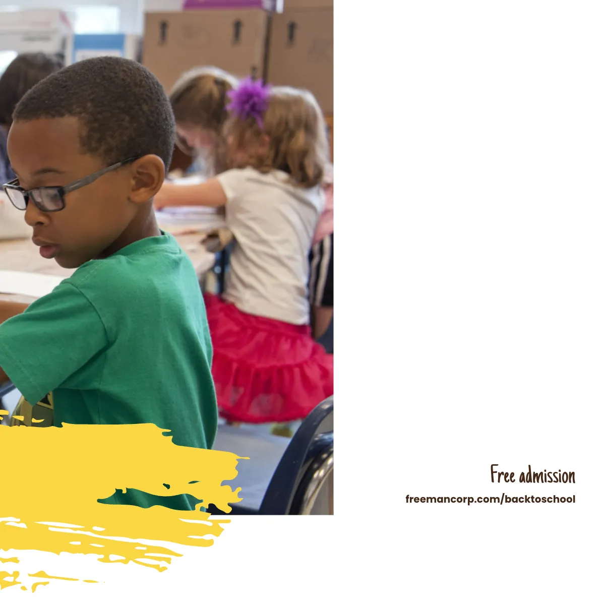 Free Back To School Expo Facebook Carousel Ad Template to Edit Online