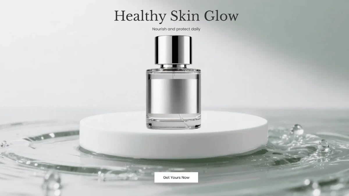 Free Skincare Product Background Template to Edit Online