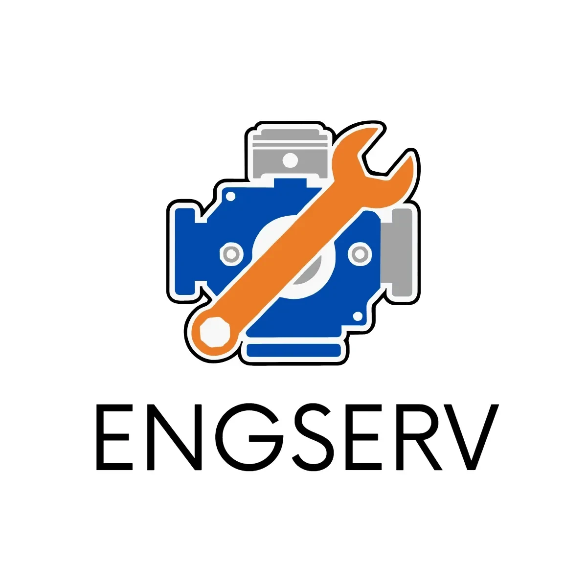Free Engine Service Logo to Edit Online