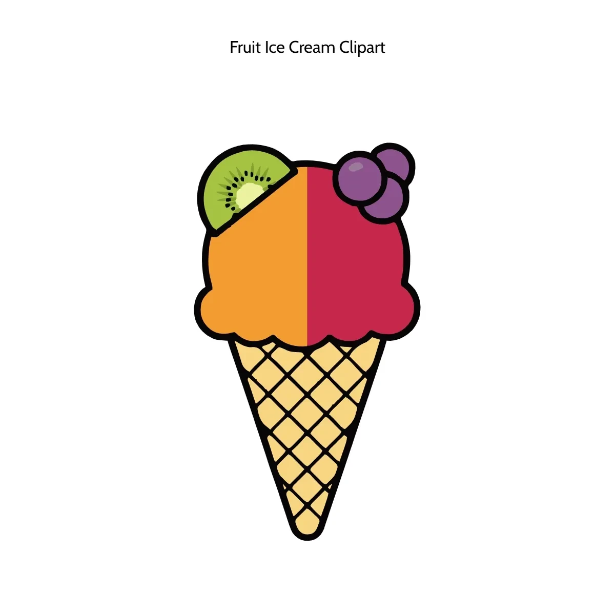 Free Fruit Ice Cream Vector Clipart (PNG, SVG) to Edit Online Free Fruit Ice Cream Vector Clipart (PNG, SVG) to Edit Online