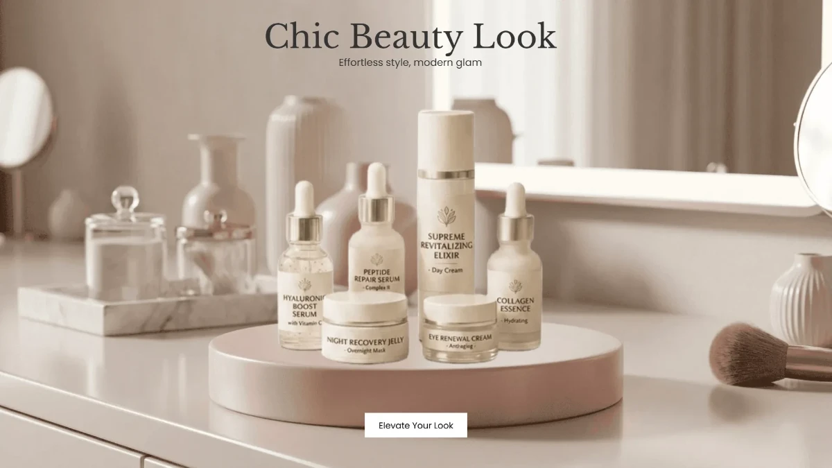 Free Chic Makeup Background Template to Edit Online