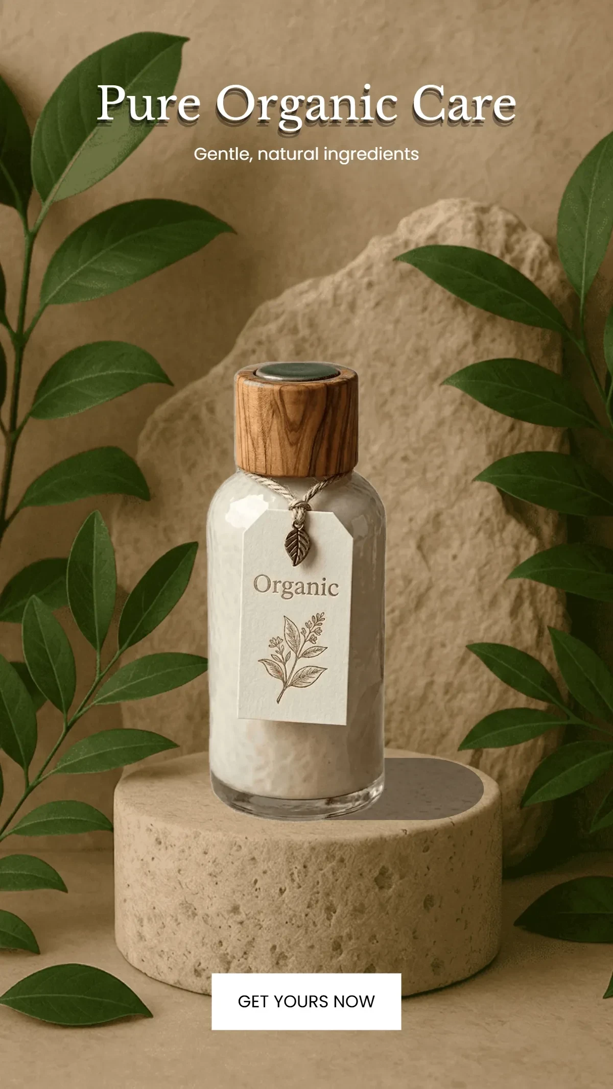 Free Organic Skincare Background Template to Edit Online