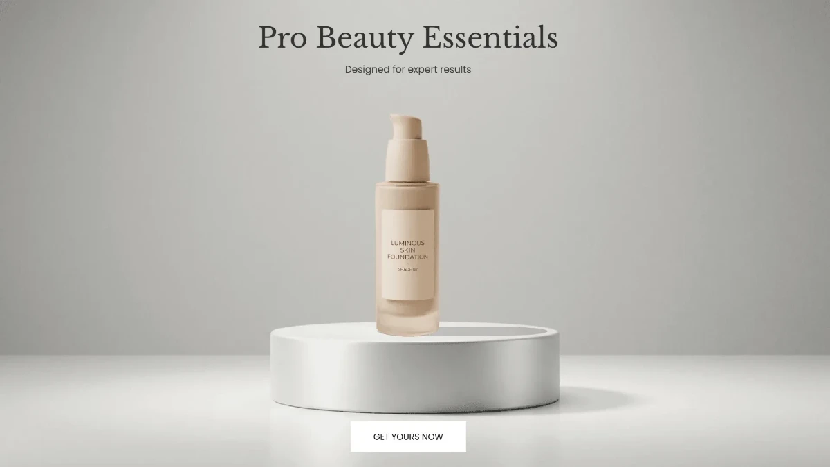 Free Professional Cosmetic Background Template to Edit Online