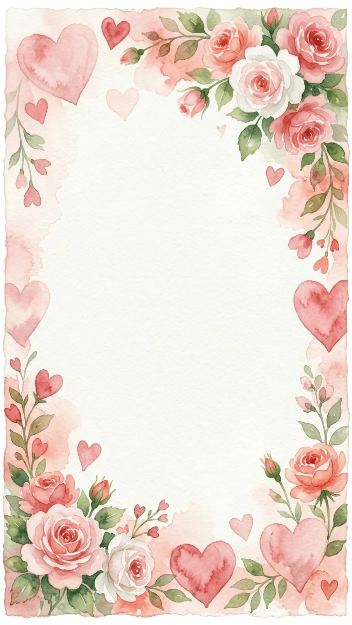 Free Romantic Watercolor Background Template to Edit Online