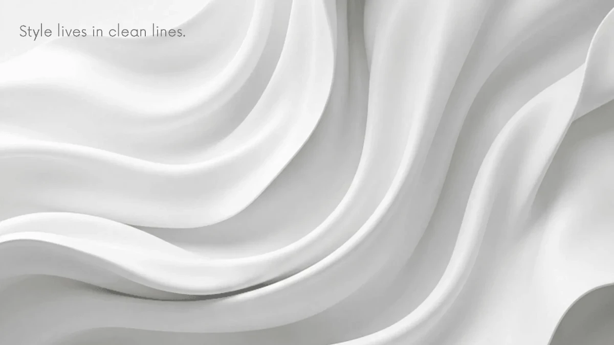 Free Sleek White Background Template to Edit Online