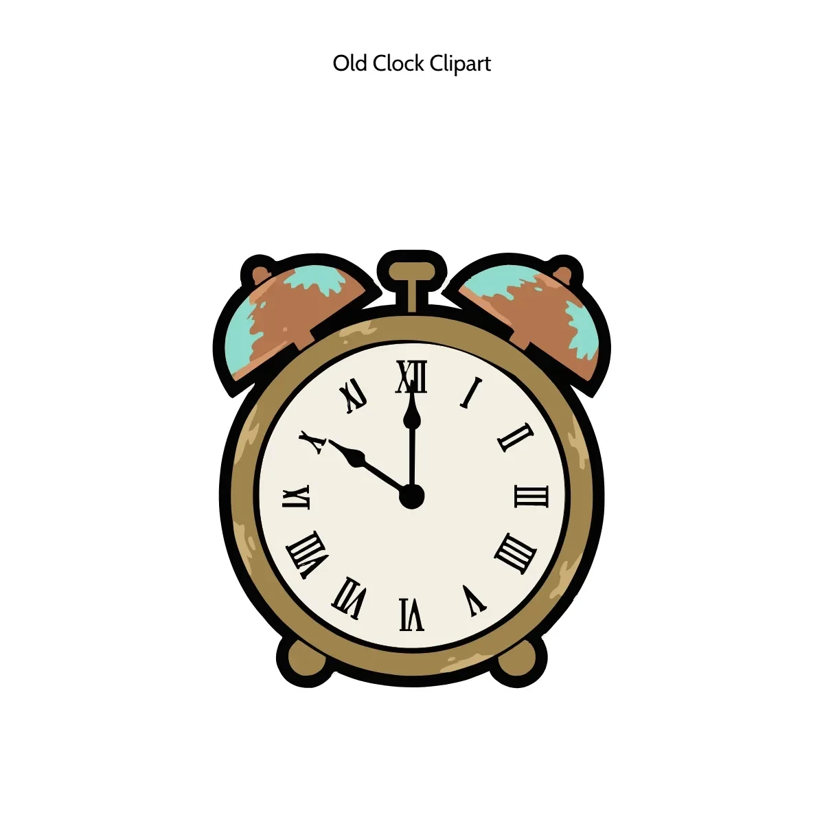 Free Old Clock Clipart Template to Edit Online
