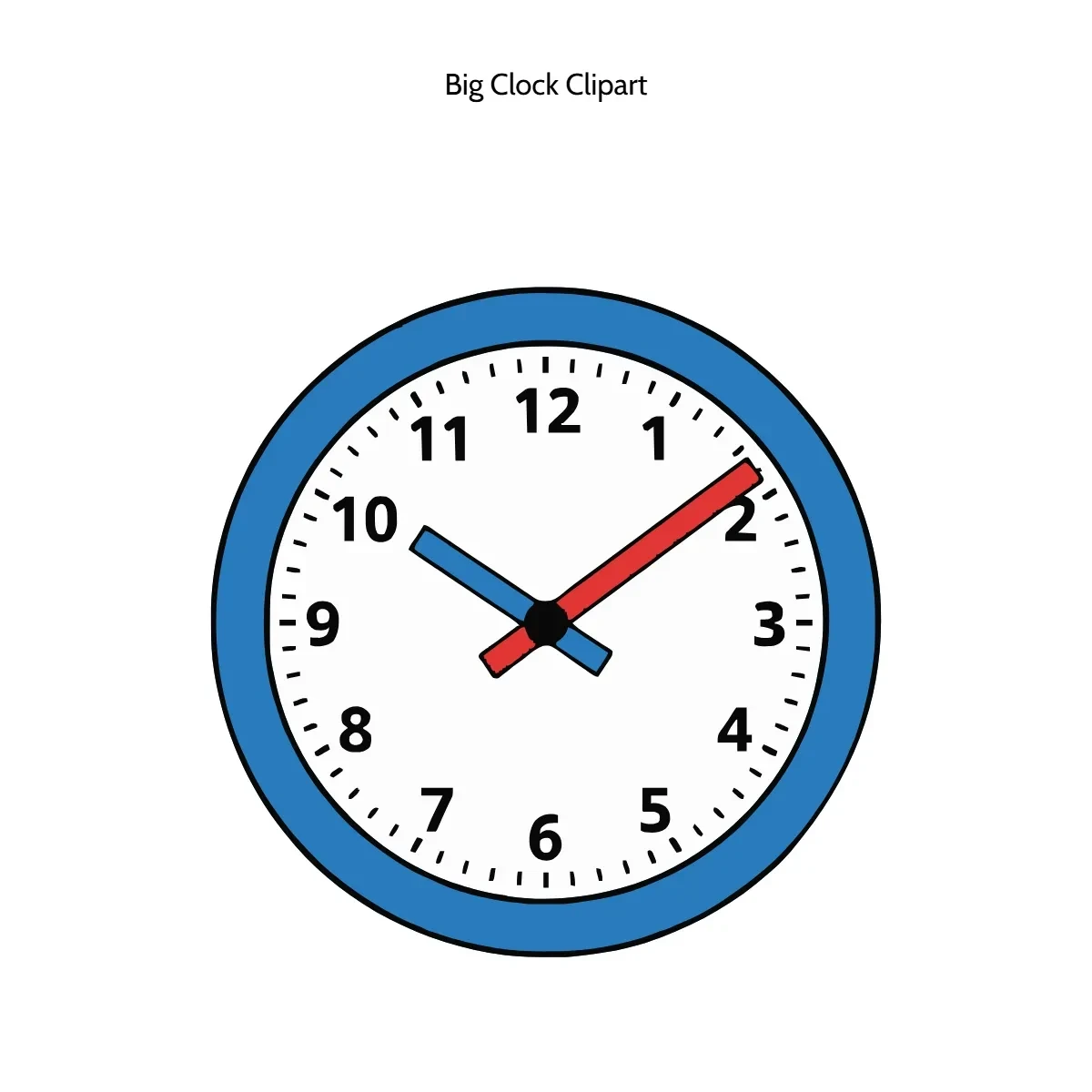 Free Big Clock Clipart Template to Edit Online