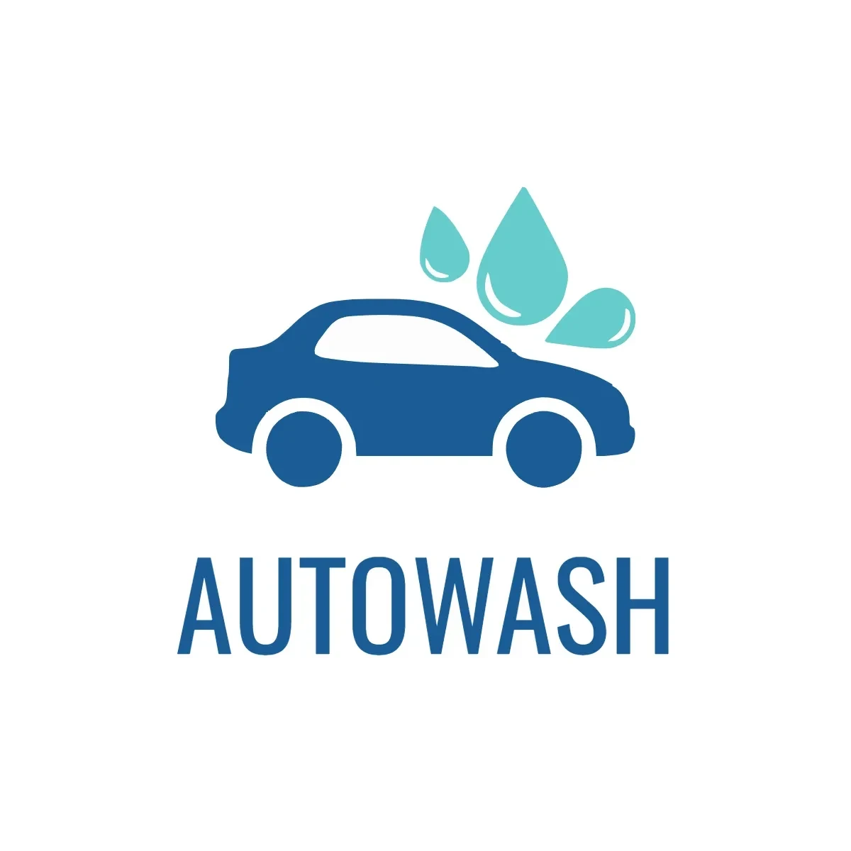 Free Auto Wash Logo Template