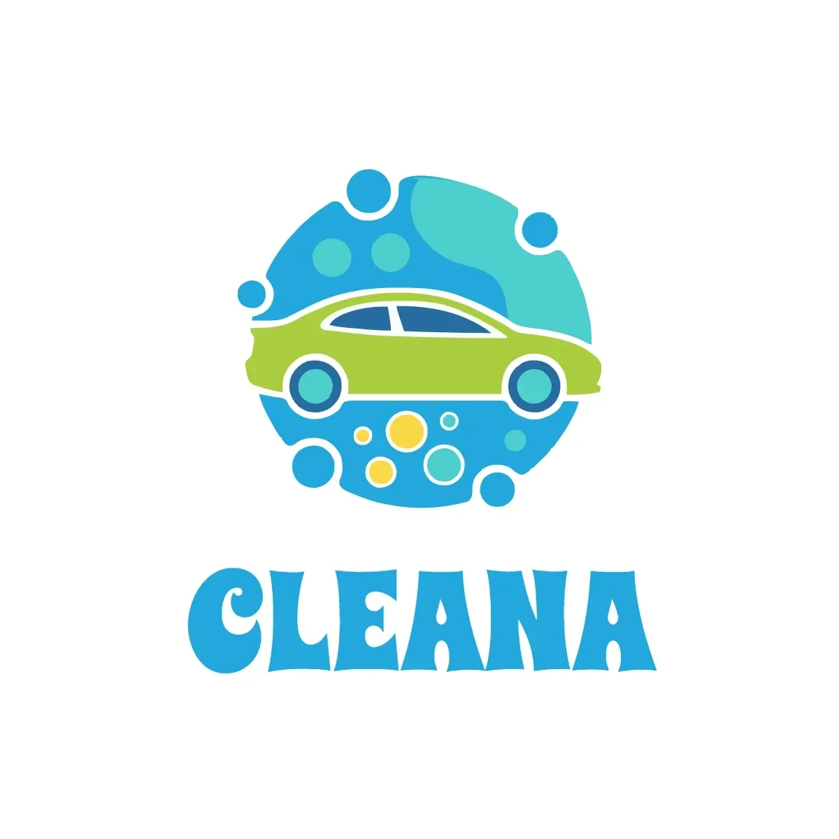 Free Car Cleaning Logo Template
