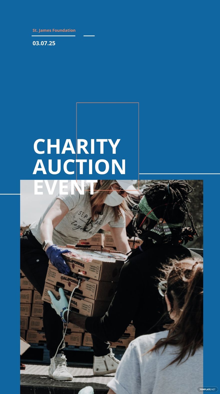 Charity Auction Instagram Story Template