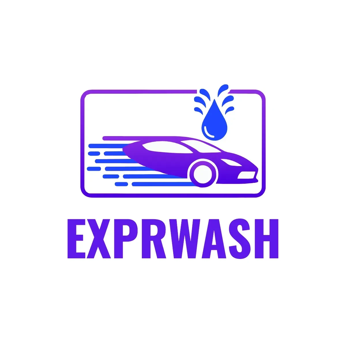 Free Express Car Wash Logo Template