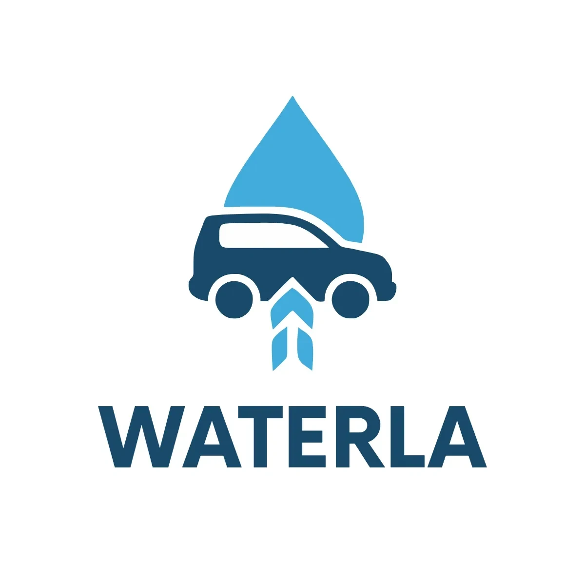 Free Waterless Car Wash Logo Template